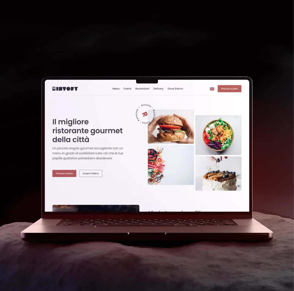 sito web per ristorante